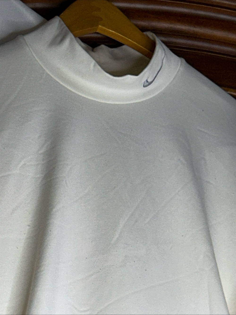 Nike Y2K vintage Mock Neck Sweater with Subtle Swoosh performance shirt